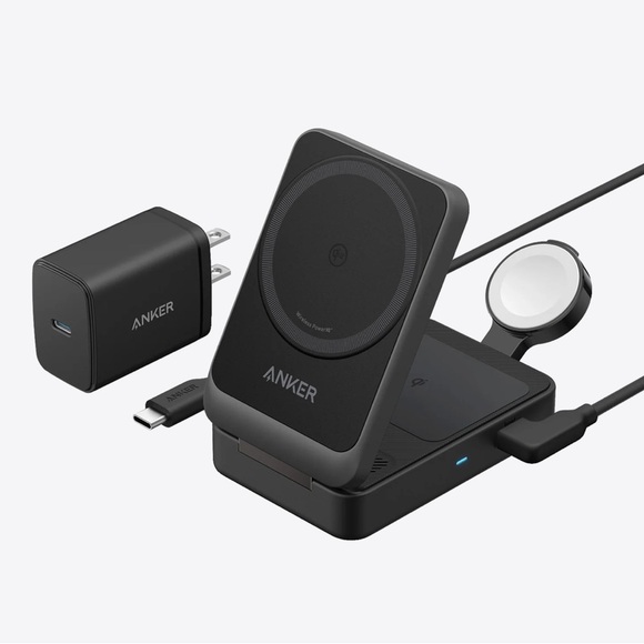 Anker MagGo Wireless Charging Station (Foldable 3-in-1) R2 - Picture 1 of 5